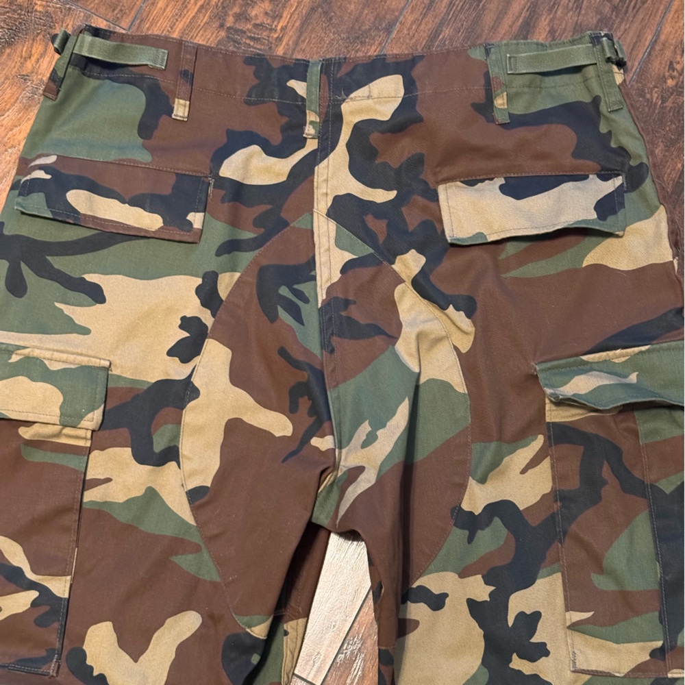 US Army BDU Woodland Camo Trouser Combat Propper Pants Large - Picture 9 of 11